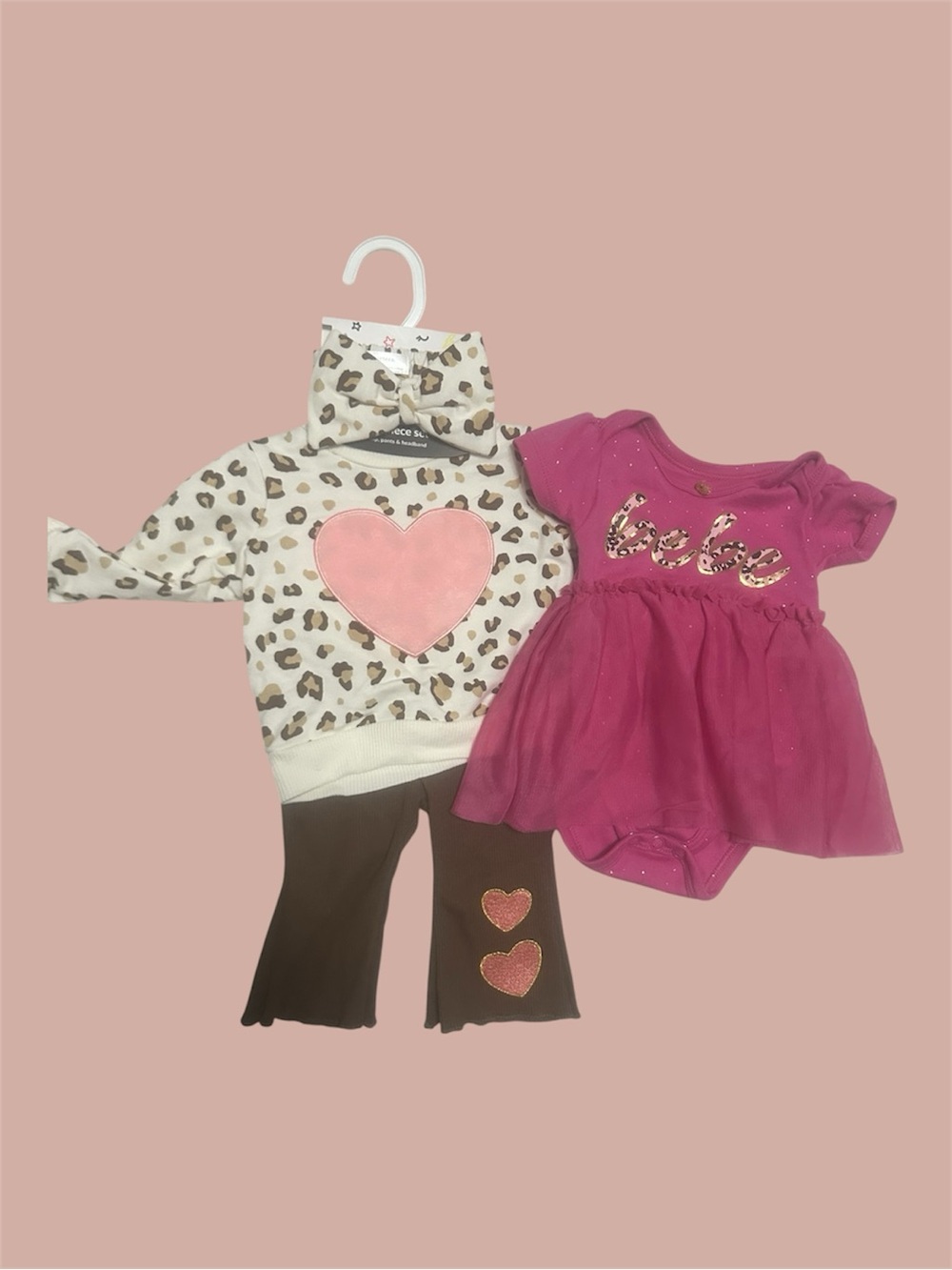 Boujee baby girl outfits- set of 2